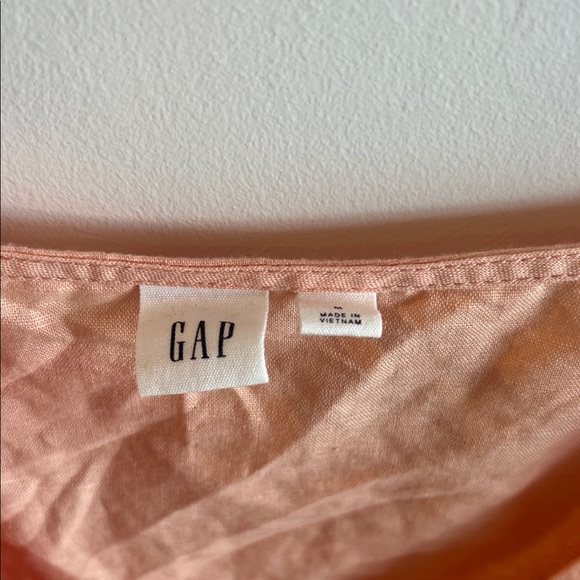 GAP Peach Ruffle Hem Mini Dress - Picture 2 of 10